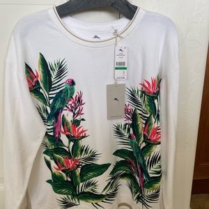 Tommy Bahama sweatshirt with tropical print